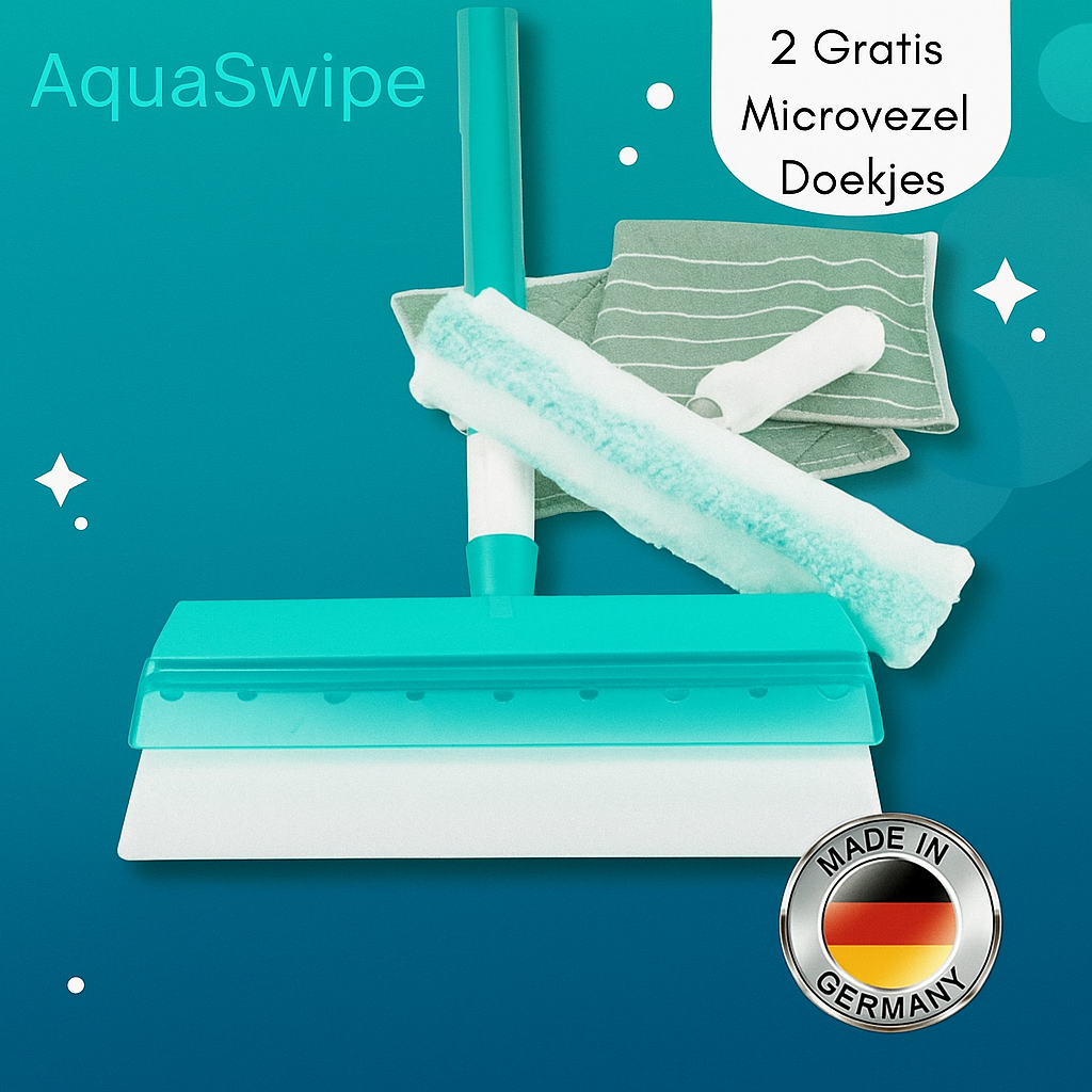AquaSwipe™ - Recycleerbare siliconen raamtrekker set